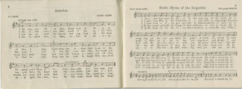 Pages of sheet music. 