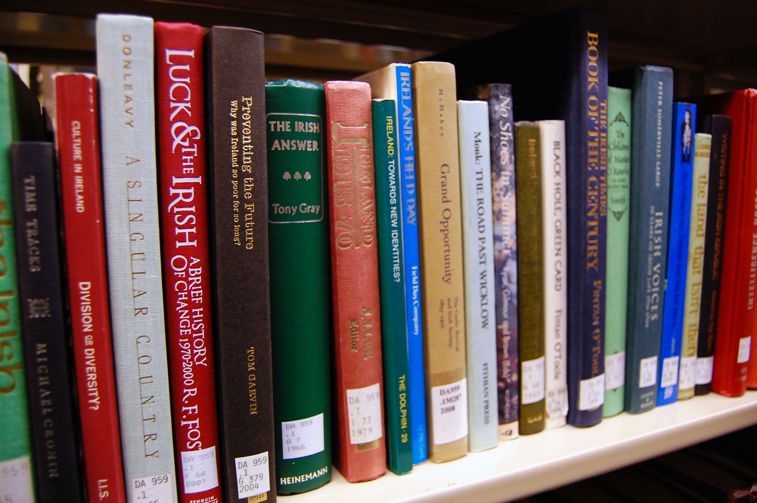 Shelf of books