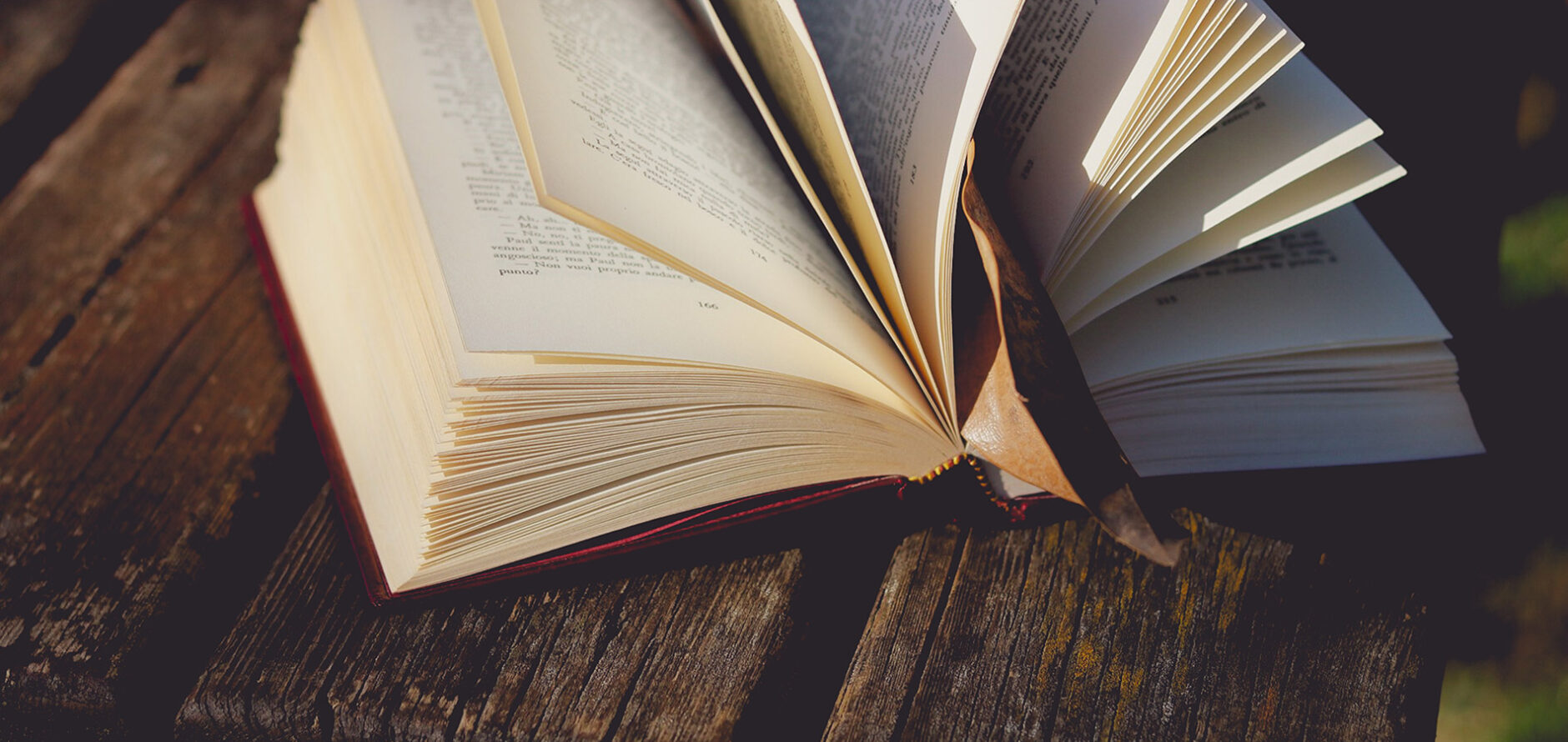 Book pages blowing in the wind.