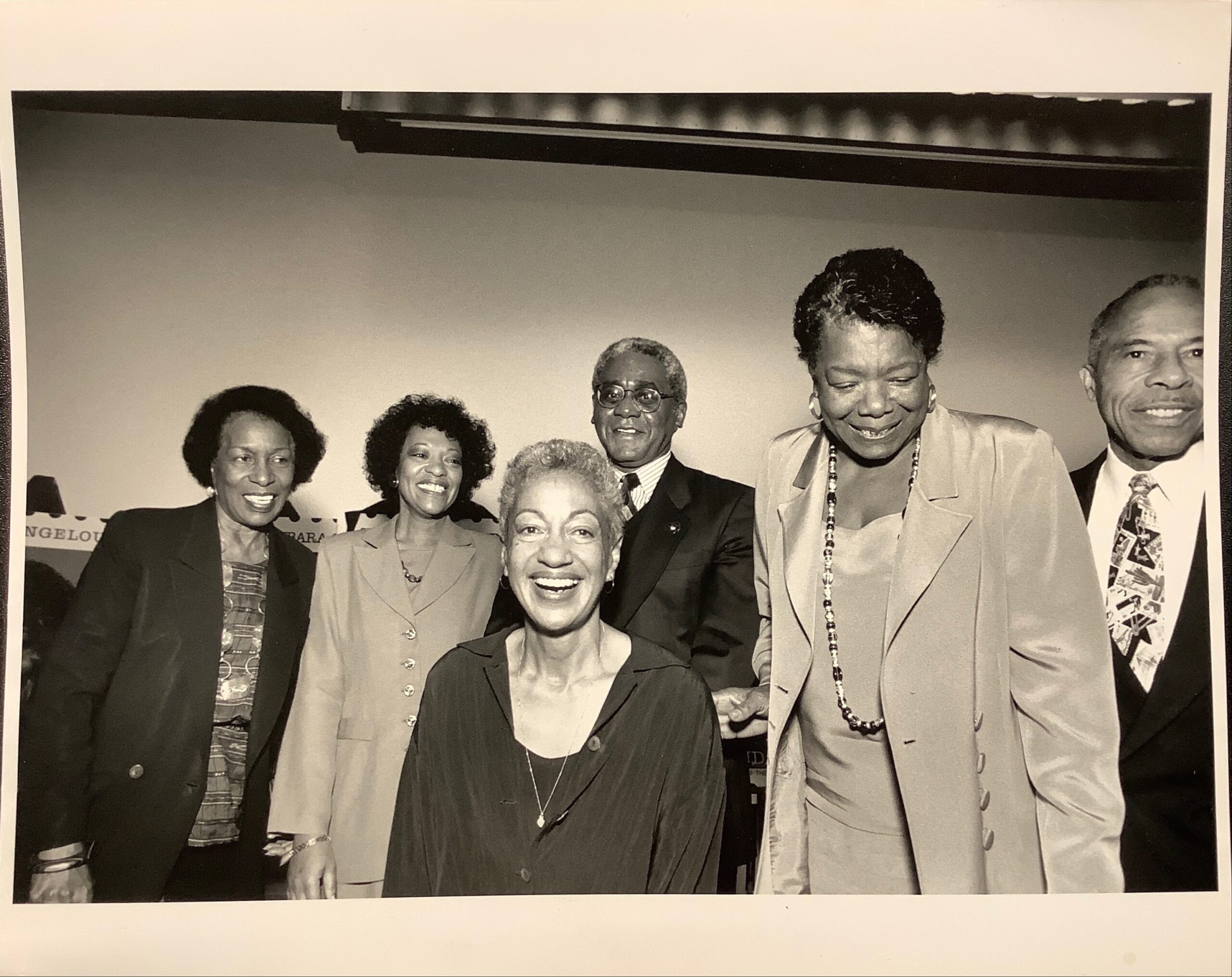 Six of the twelve African-American authors represented on stamps created by the Inter-Governmental Philatelic Corp.