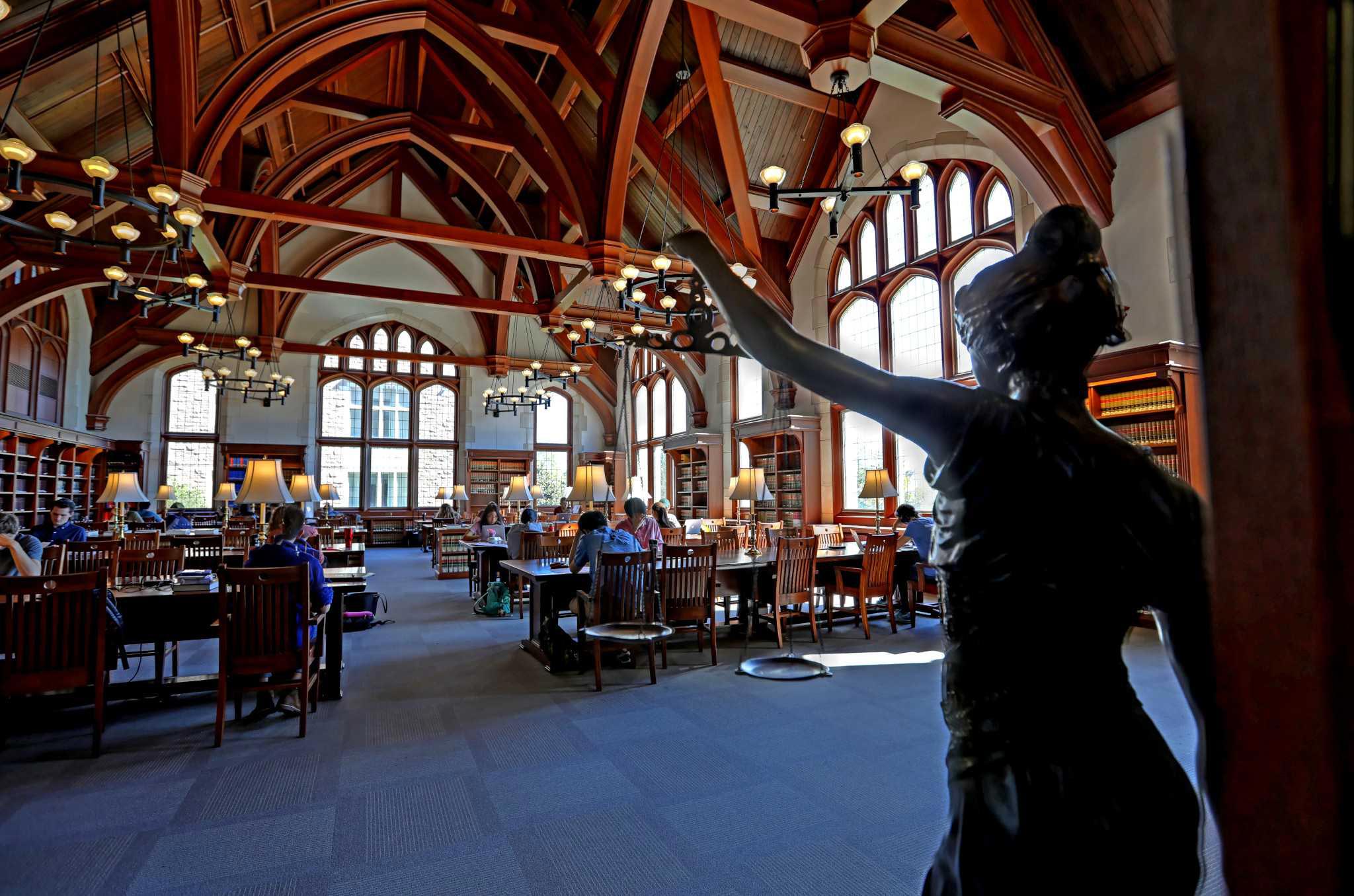 An interior photograph of the East Asian Library.