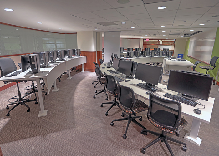 Instruction Room 2 on Level A of Olin Library.