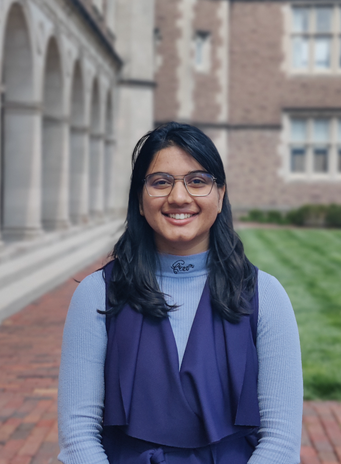 Headshot of a woman on campus