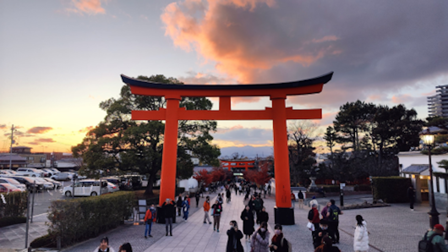 Red Tori gate