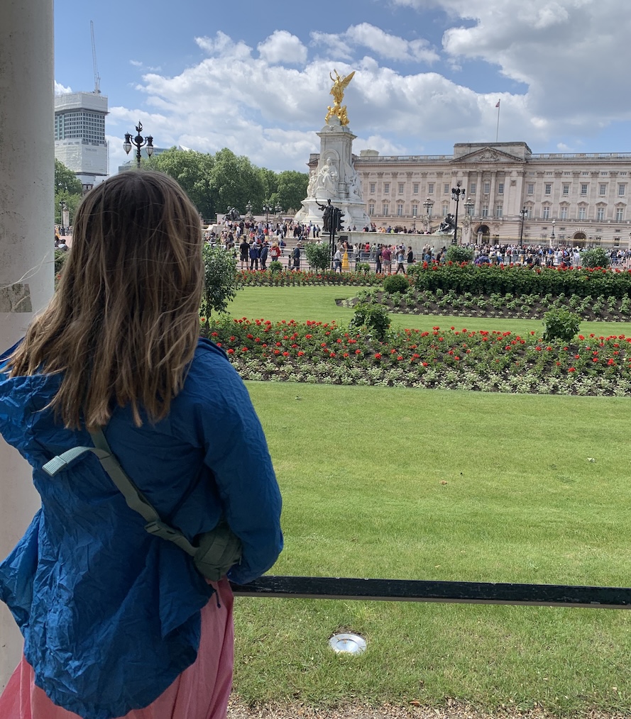 Buckingham Palace and gardens