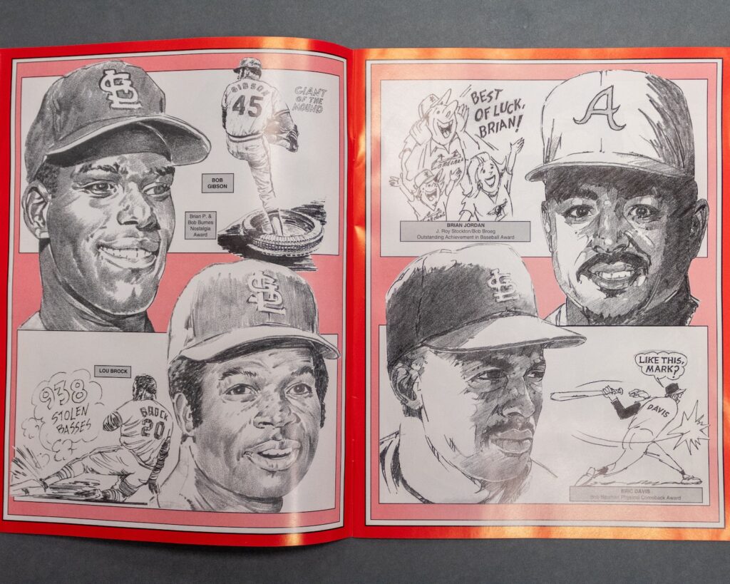 Illustrations of Cardinals players