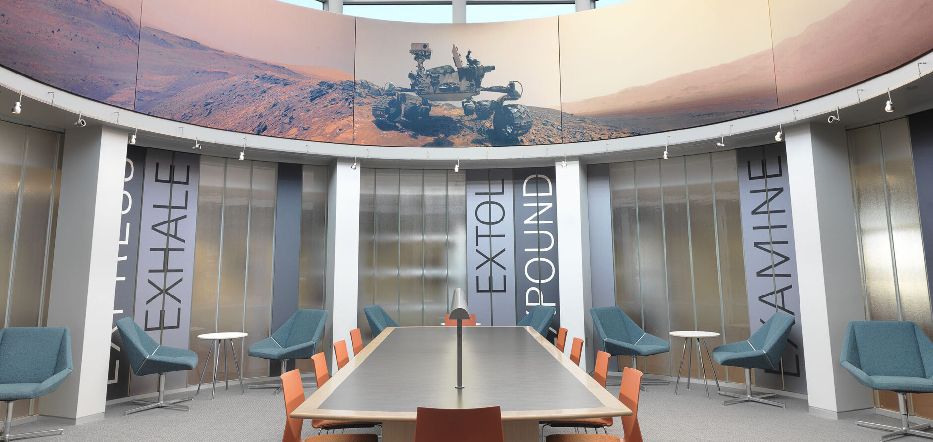 Olin Library Sky Room on Level 3.