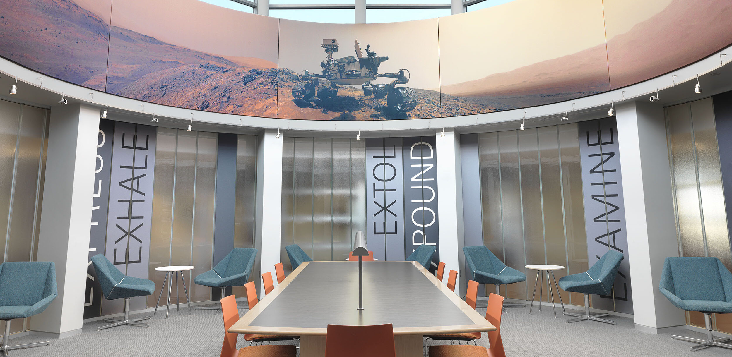 Olin Library Sky Room on Level 3.