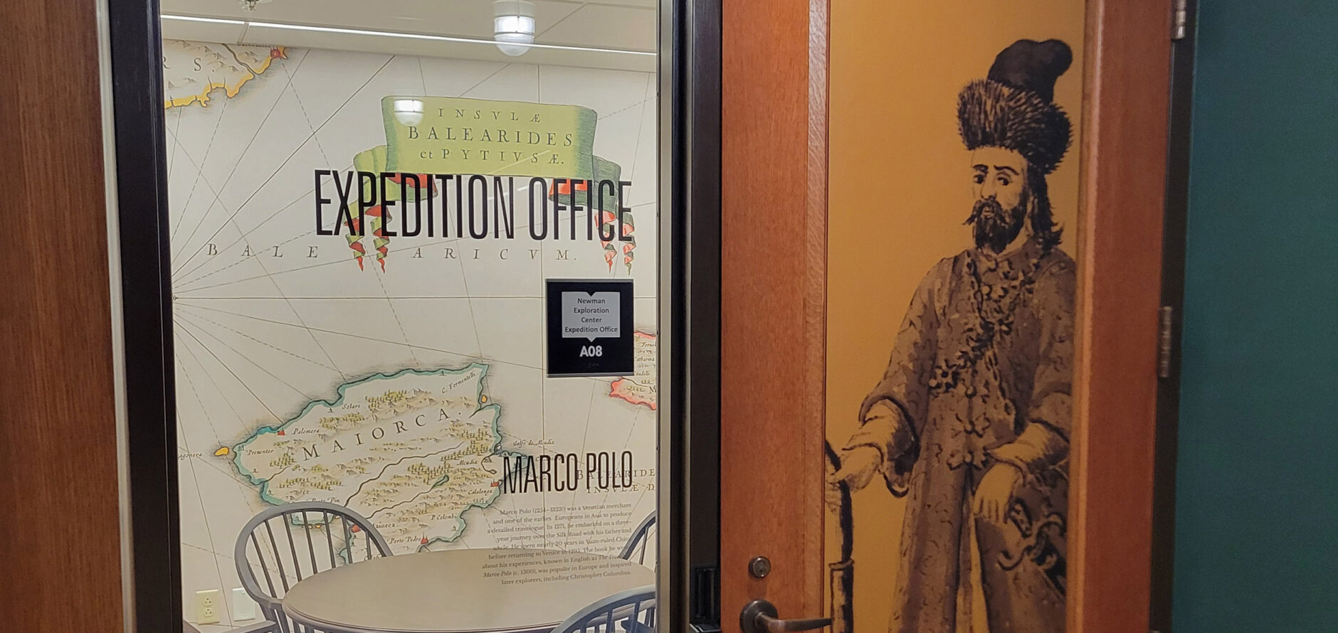 A photo of the Newman Exploration center Study Room, Olin Library A08.