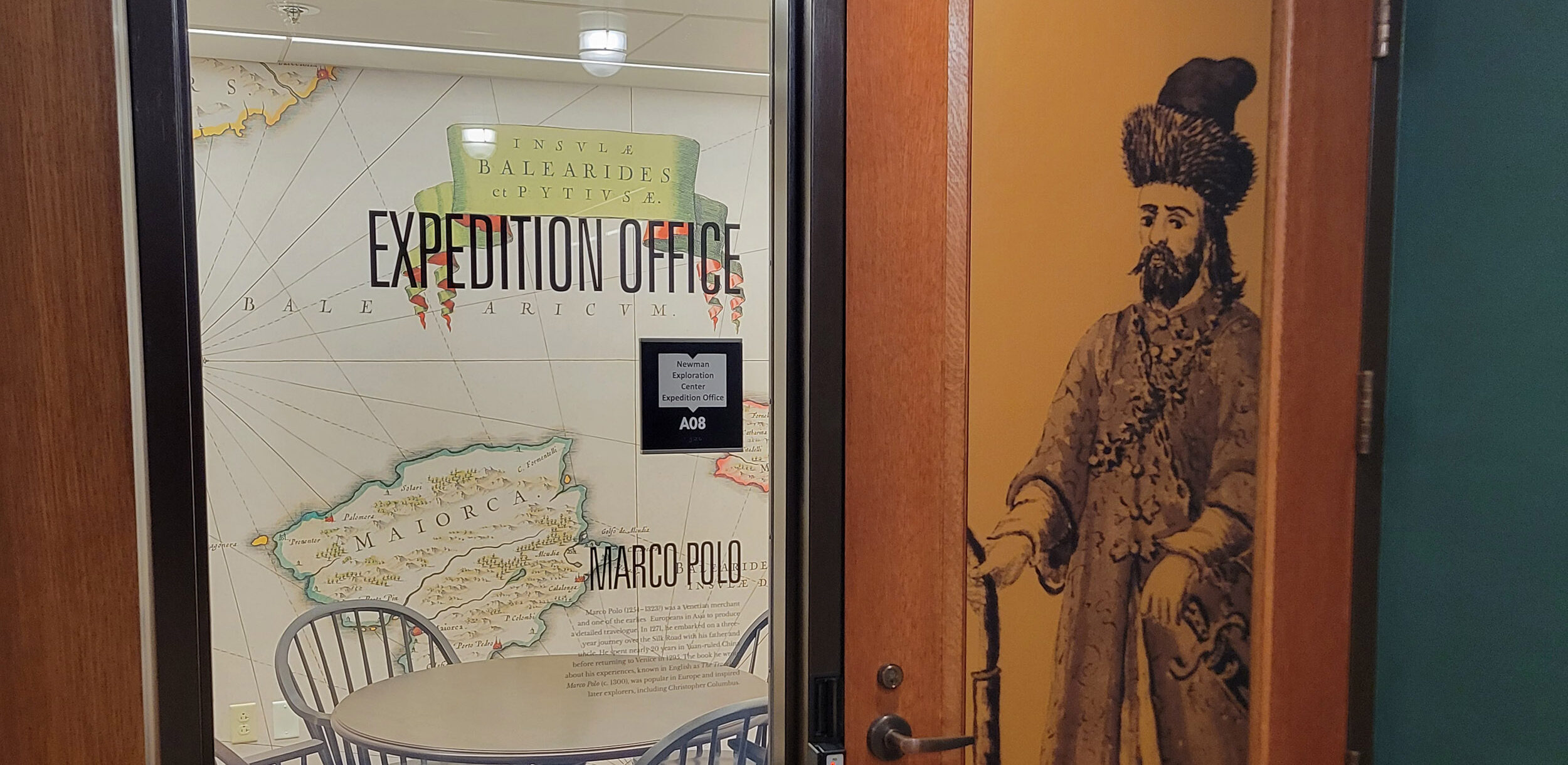 A photo of the Newman Exploration center Study Room, Olin Library A08.