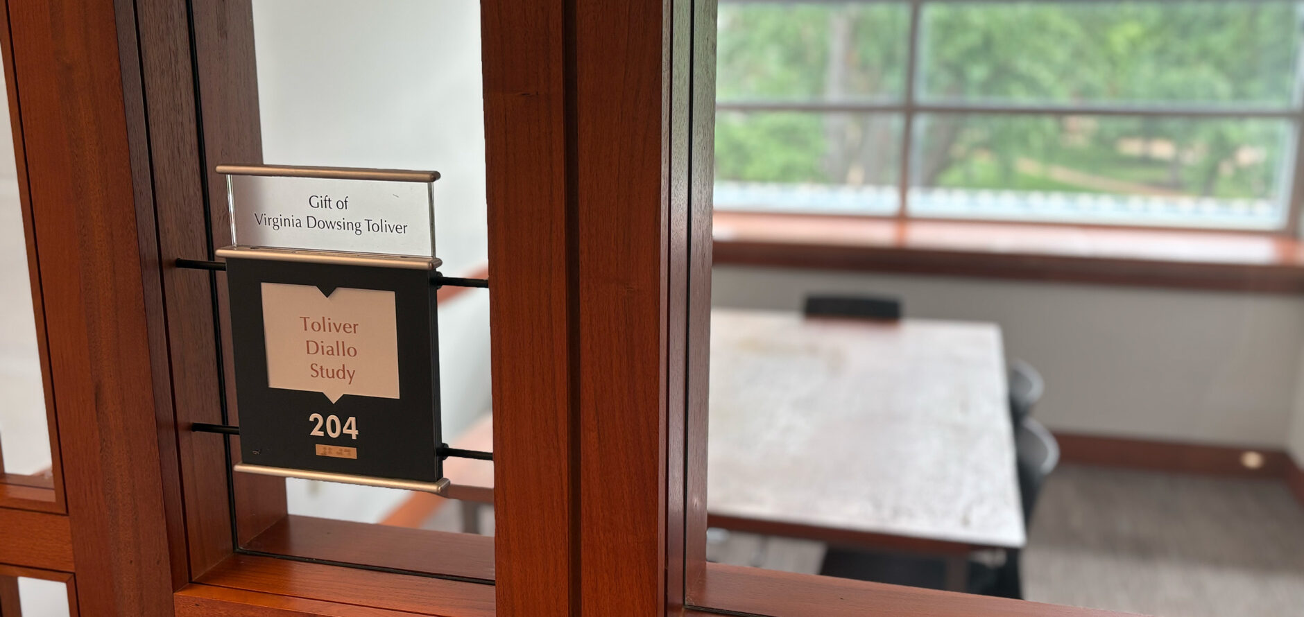 Toliver Diallo Group Study Room, Olin Library Room 204.