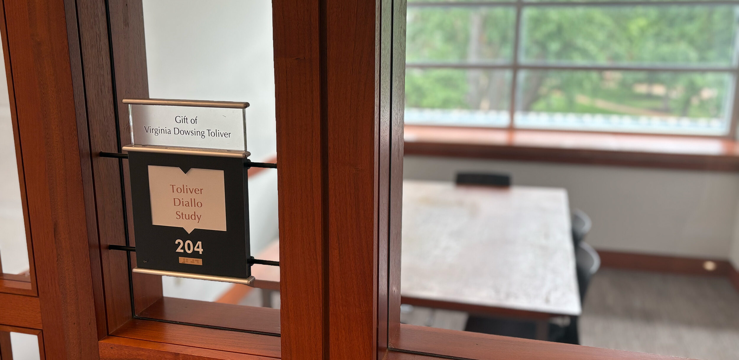 Toliver Diallo Group Study Room, Olin Library Room 204.