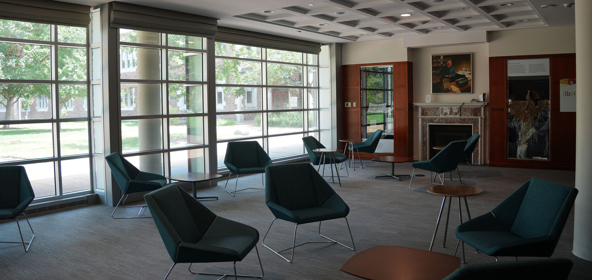Olin Library Ginkgo Study Room on Level 1.