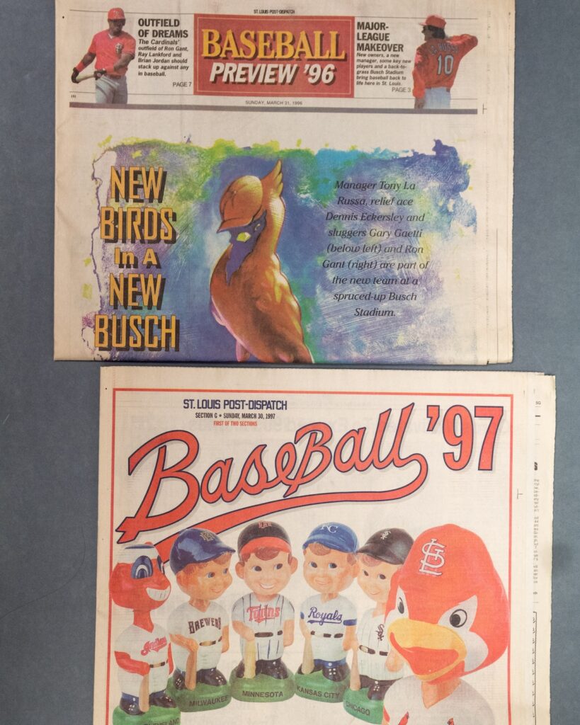 St. Louis Post-Dispatch Newspapers from March 31, 1996 and March 30, 1997