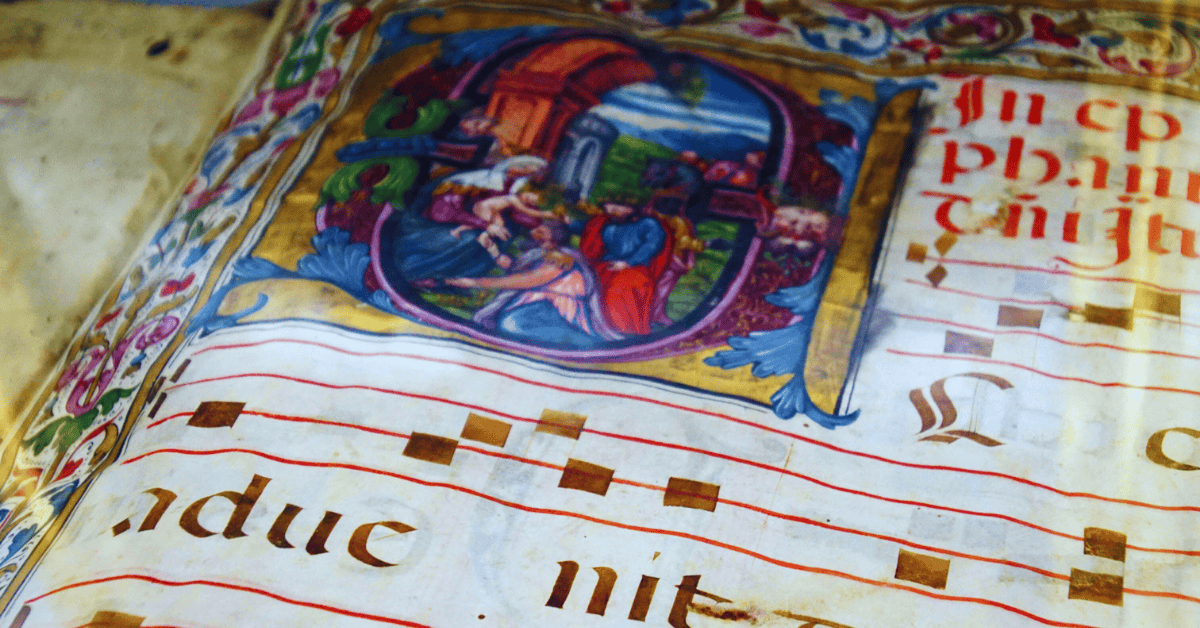 Detail of Illuminated Manuscript
