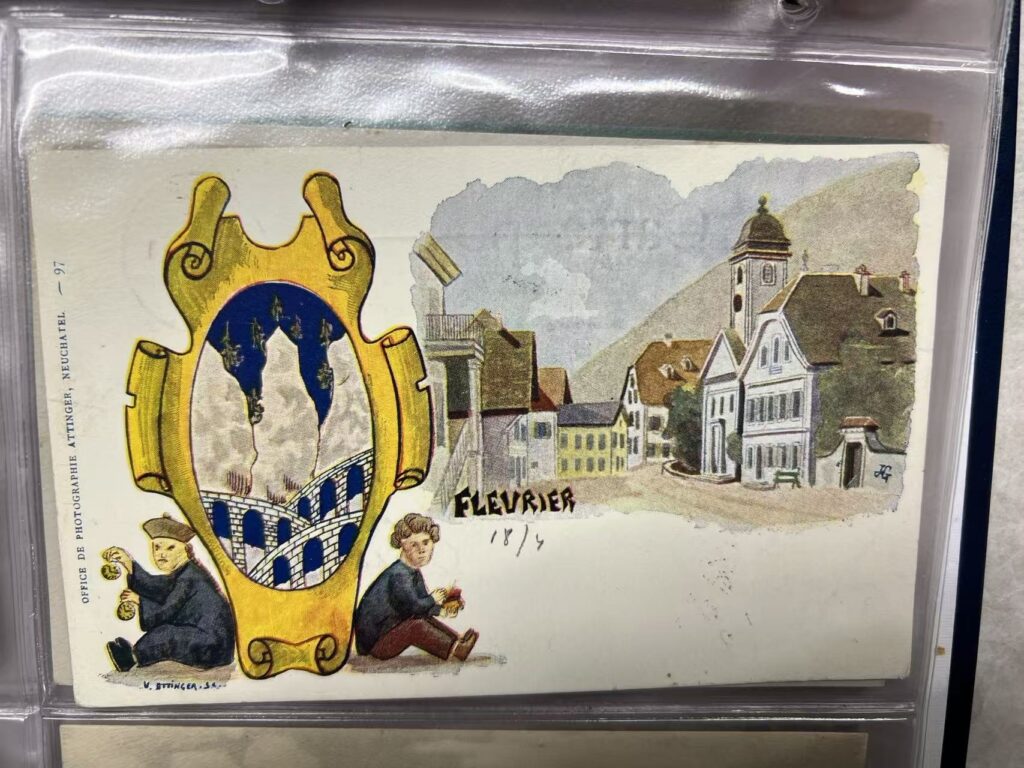 Fleurier postcard