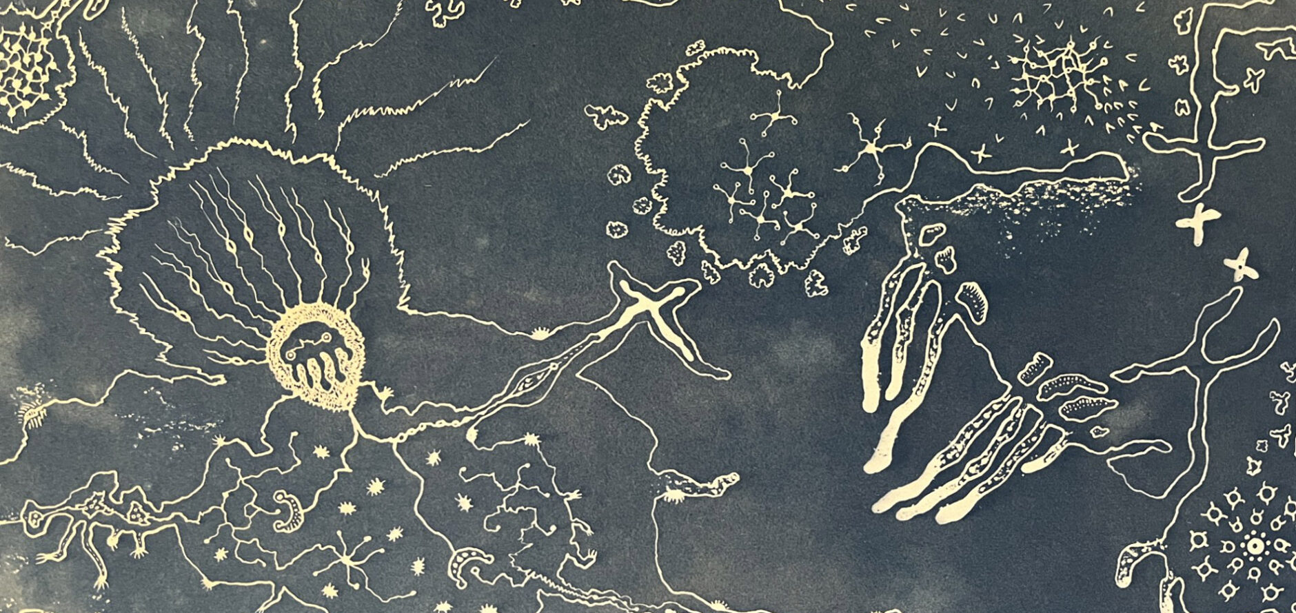 Cover doodles from a volume of the Seizen Press.