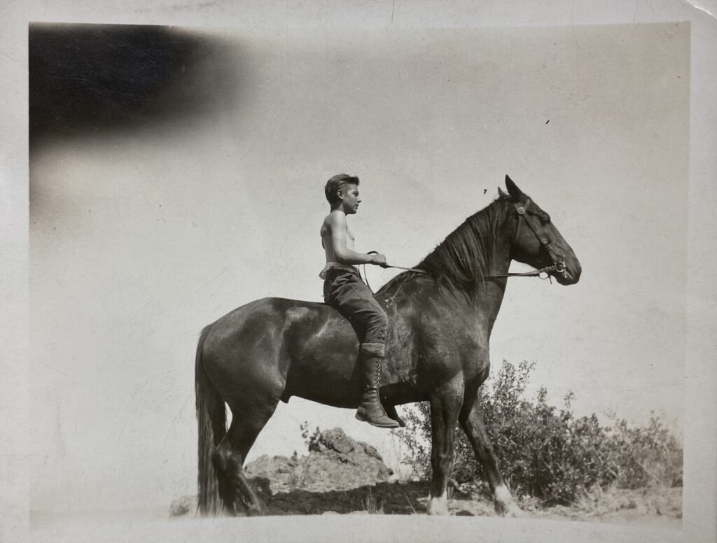 Man on horseback