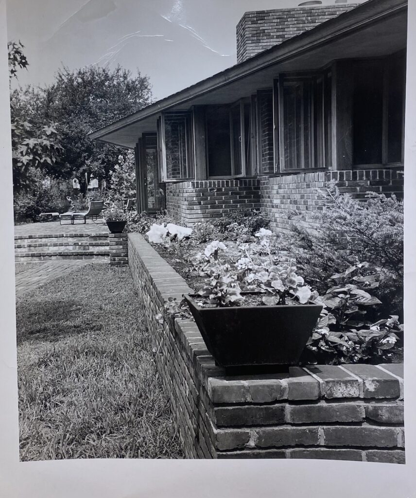 A house and a garden