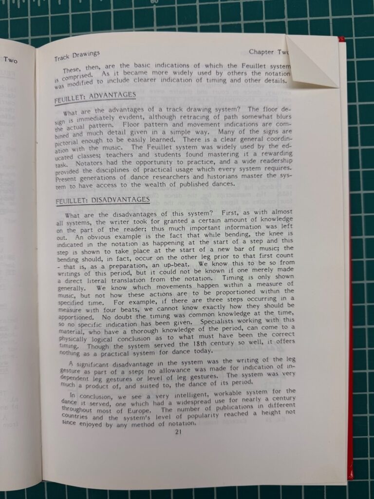 Book with a page folded at the corner