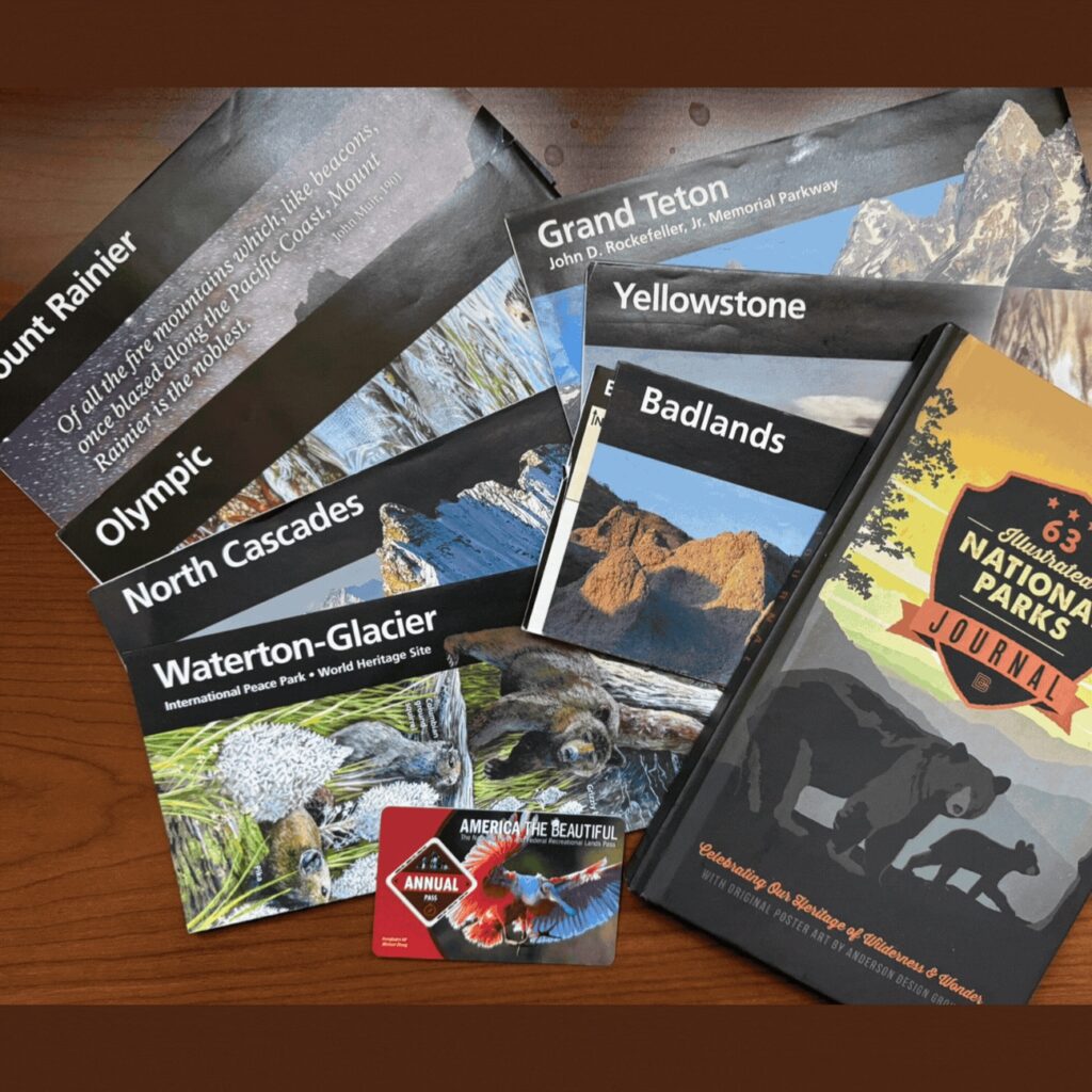 National park brochures