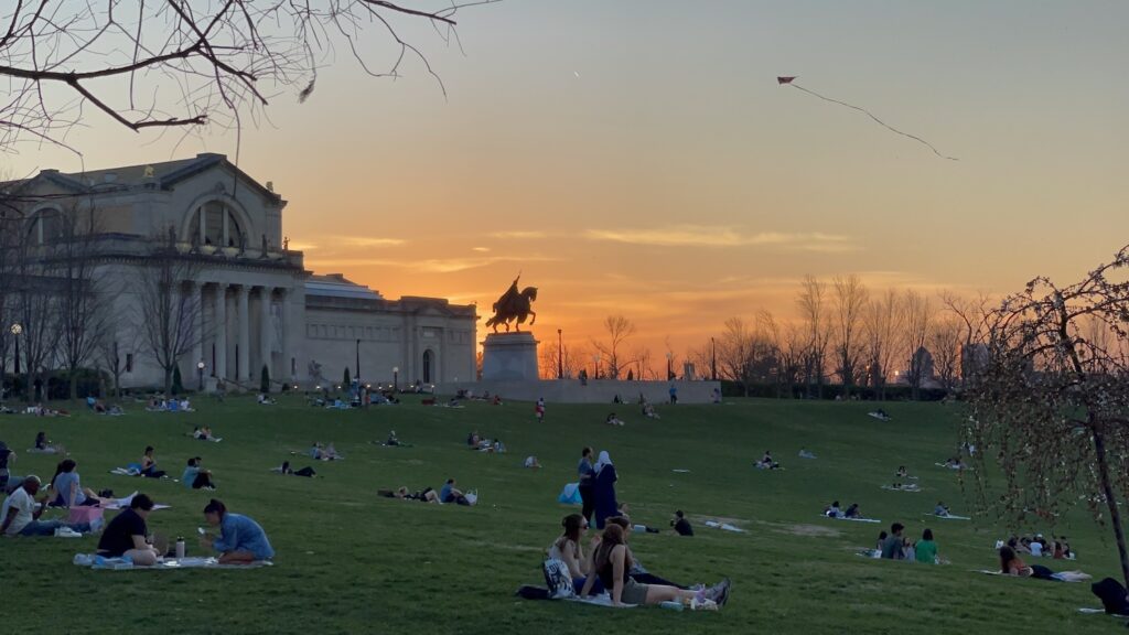 Forest Park in the evening