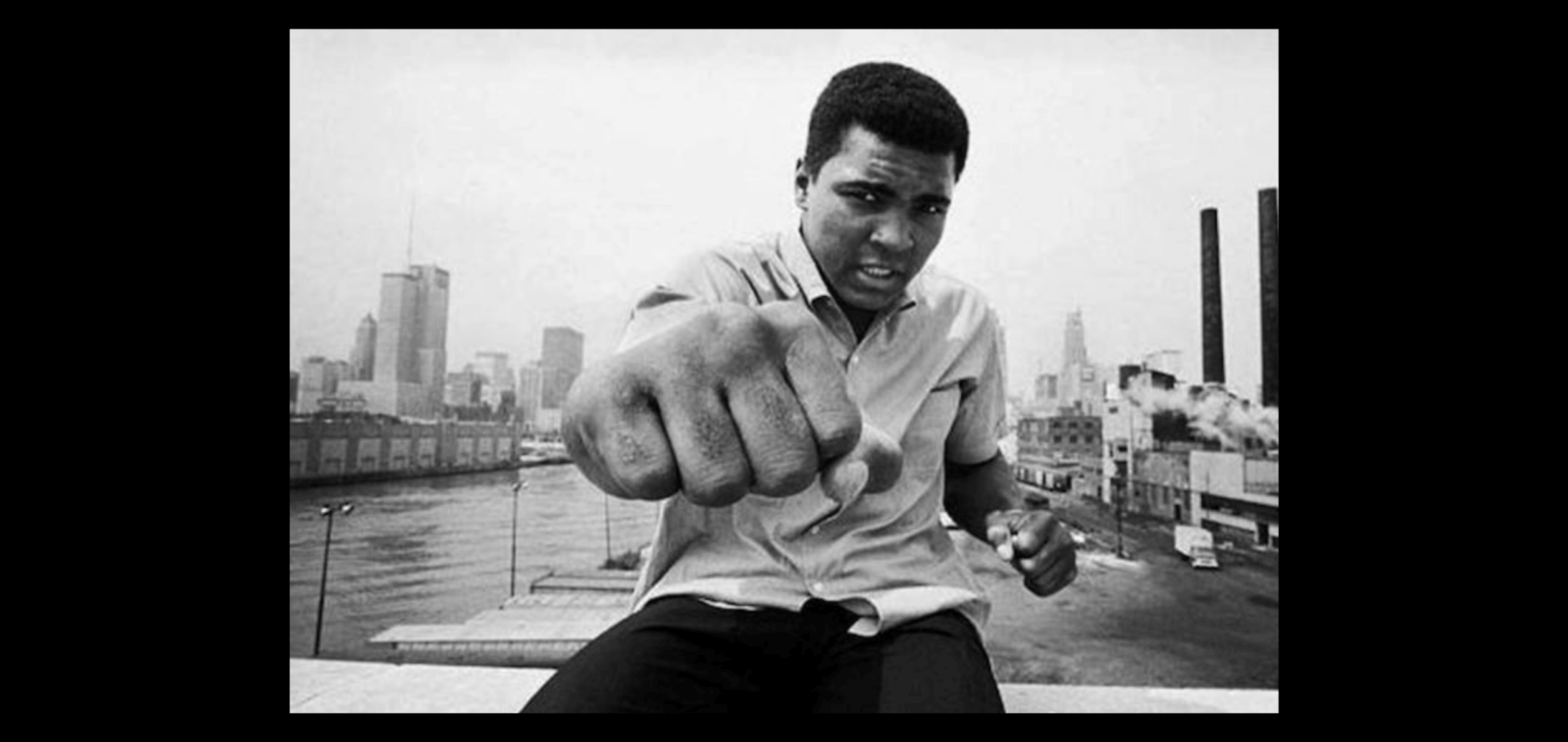 Still from the documentary "The Trials of Muhammad Ali"