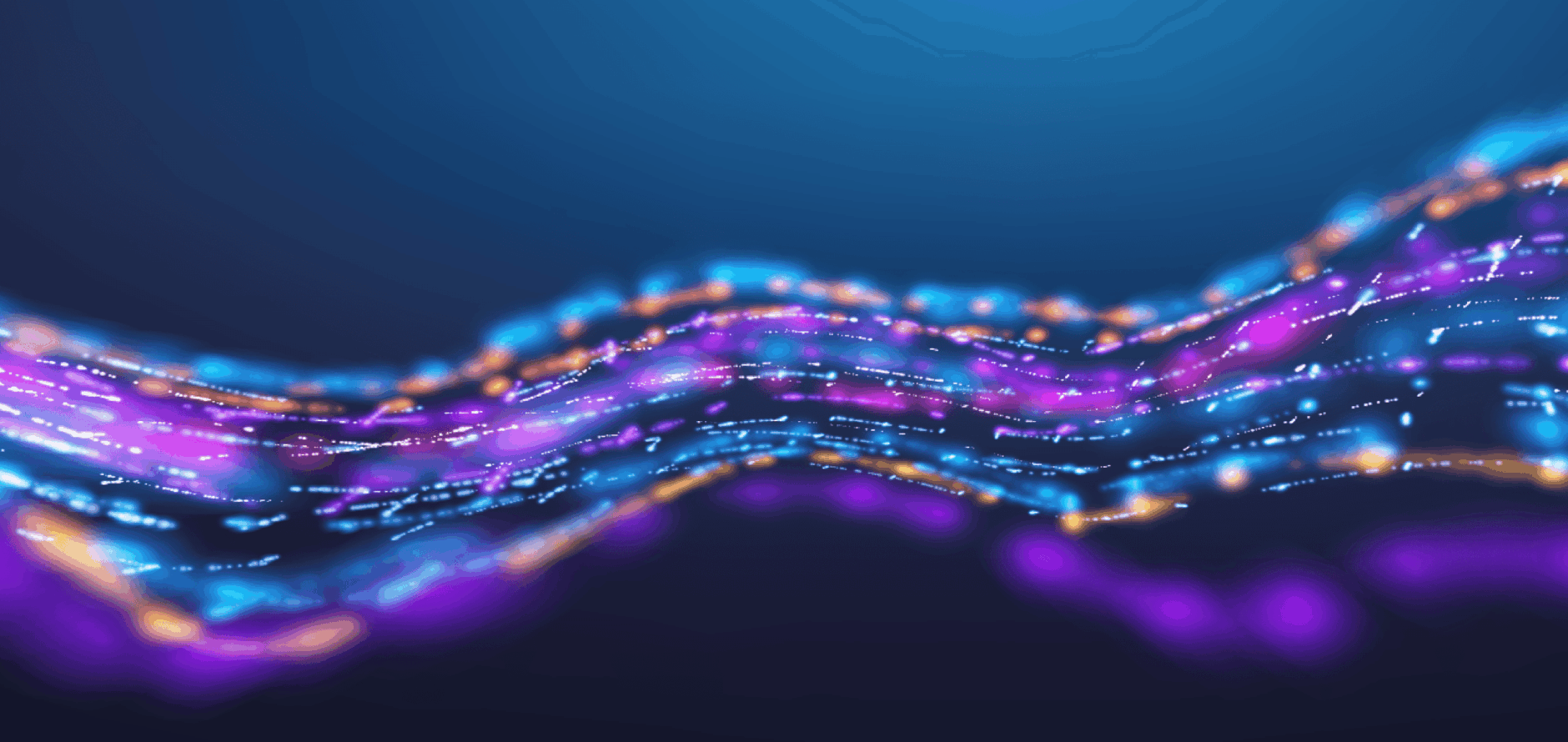 Abstract AI data wave background image