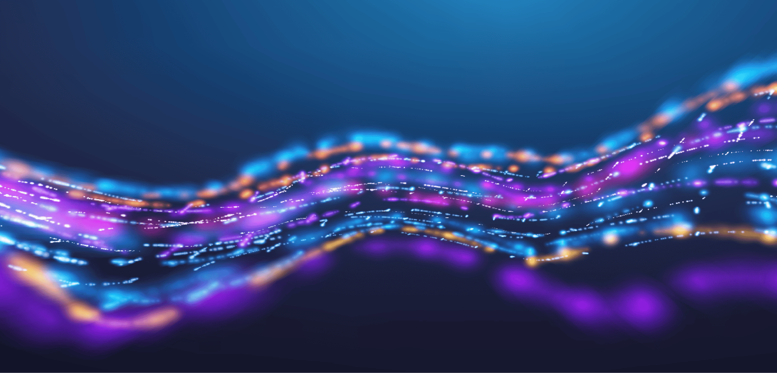 Abstract AI data wave background image