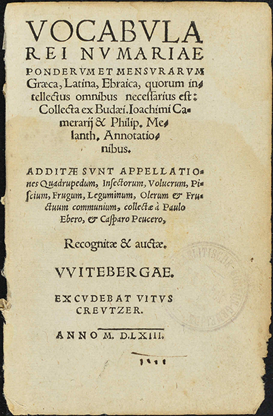 Authorship page of a book in Latin typeface.