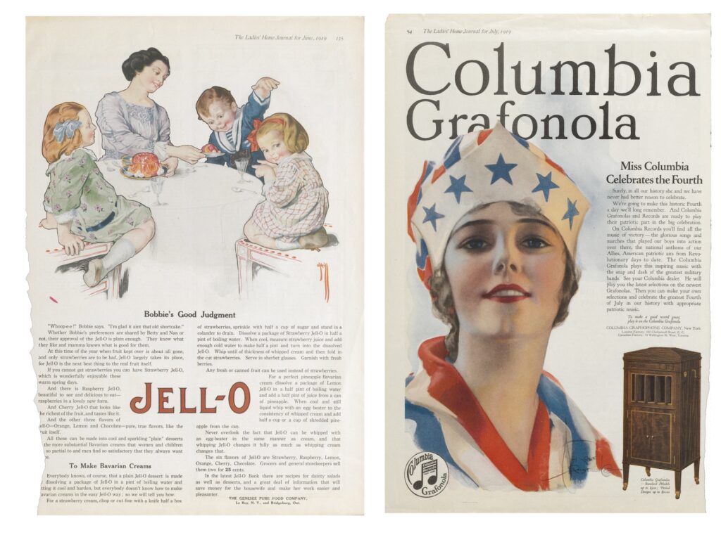 Advertisement illustrations