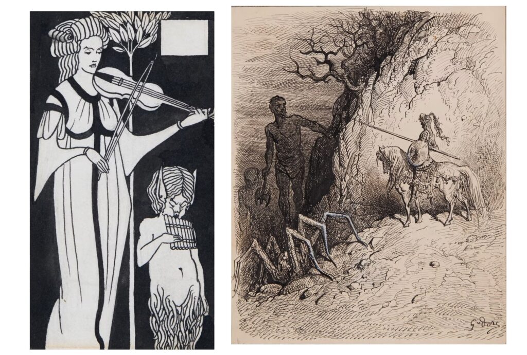B&W illustrations