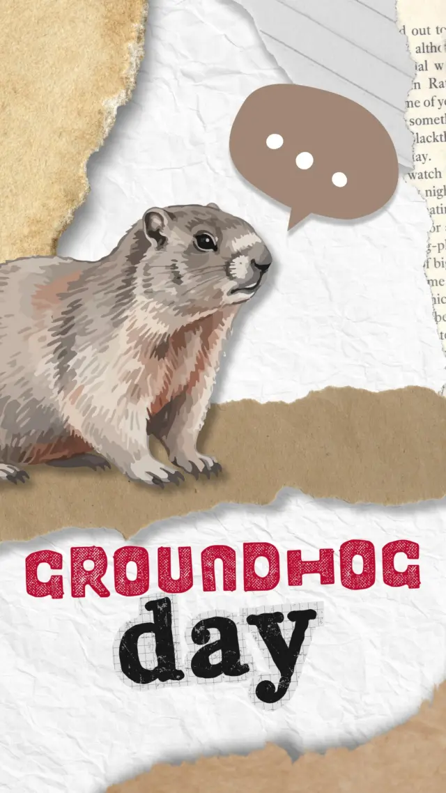 It’s Groundhog Day in the library…why does it feel like I'm stuck in a loop?