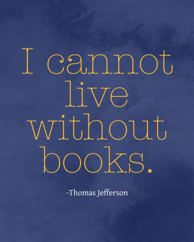 Swipe through for some timeless wisdom on the power of books, literacy, and learning from the founding fathers 🏛️✨